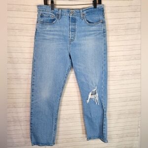 LEVI'S WEDGIE STRAIGHT BUTTON FLY JEANS, SZ 31 x 28